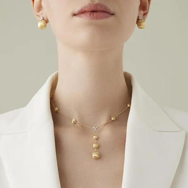 Vòng tai vàng Marco Bicego Afica OB1880 B YW Q6