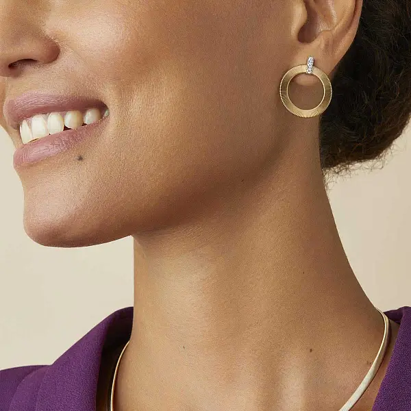 Vòng tai vàng Marco Bicego Masai OG378 B1 YW M5