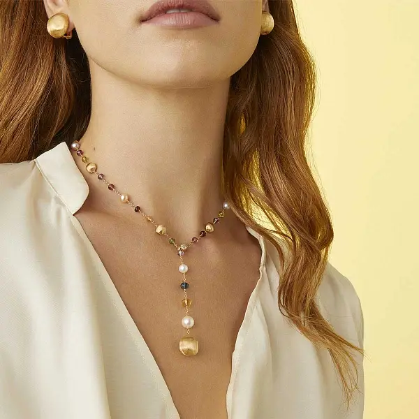 Vòng tai vàng Marco Bicego Africa OB919 Y