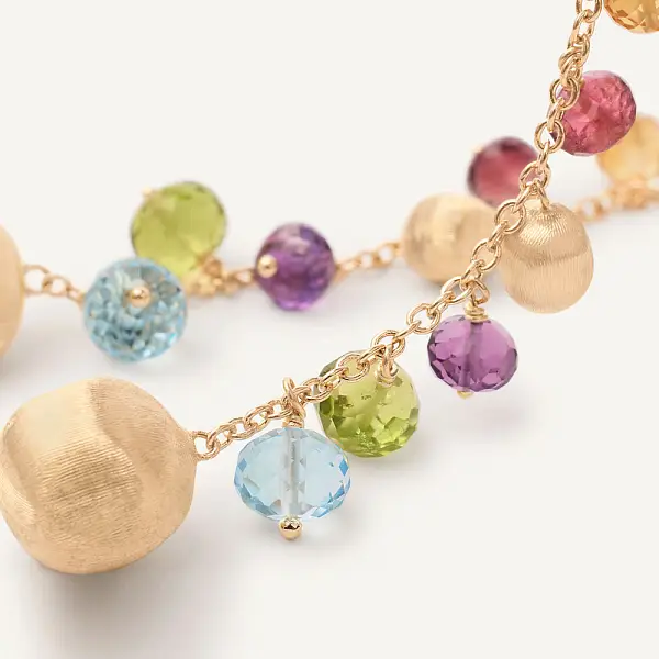 Vòng tai vàng Marco Bicego đá quý châu Phi OB1862 MIX02 Y