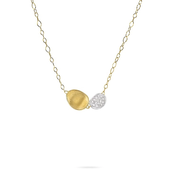 Vòng cổ vàng đính kim cương Marco Bicego Lunaria