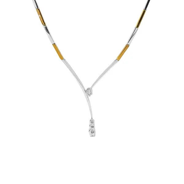 Vòng cổ vàng đính kim cương