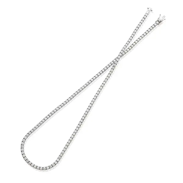 Vòng cổ tennis vàng Crieri đính kim cương