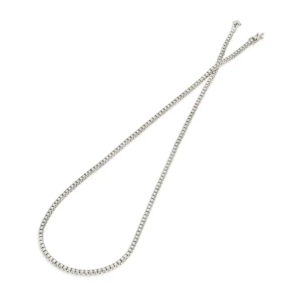 Vòng cổ tennis vàng Crieri đính kim cương