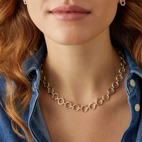 Vòng cổ kim cương Jaipur của Marco Bicego, mã CB2660 B YW