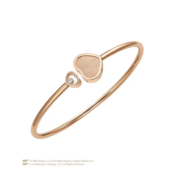 Vòng tay Chopard Happy Hearts Golden Hearts bằng vàng 85A007-5020