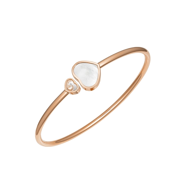 Vòng tay Chopard Happy Hearts bằng vàng 14cm 857482-5301