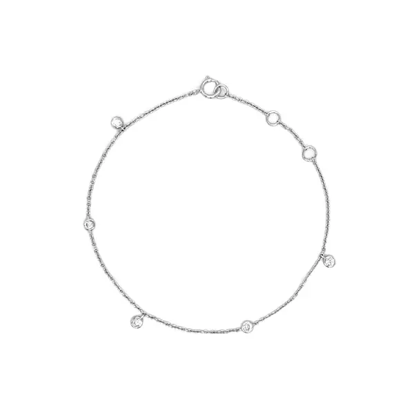 Vòng tay vàng đính kim cương