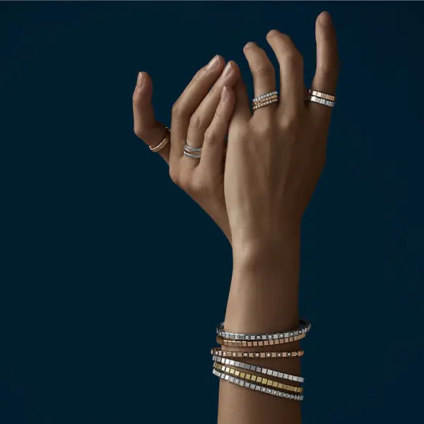 Vòng tay Chopard Ice Cube vàng 858350-5011