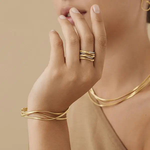 Vòng tay vàng Marco Bicego Marrakech BG848 Y 01