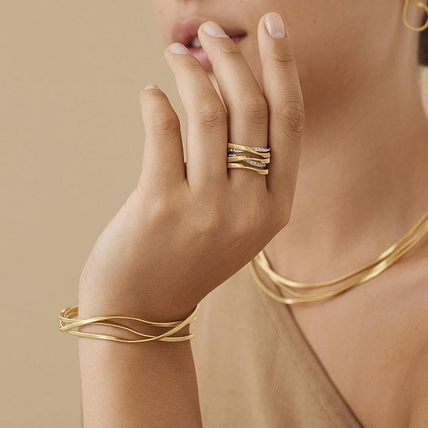 Vòng tay vàng Marco Bicego Marrakech BG848 Y 01