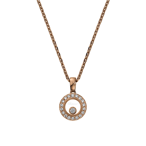 Mặt dây chuyền vàng Chopard Happy Diamonds 79A017-5201