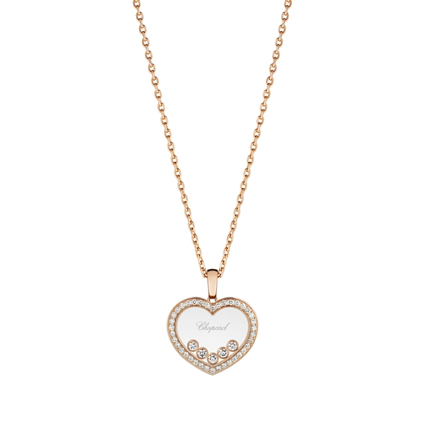 Mặt dây chuyền vàng Chopard Happy Diamonds 79A038-5201