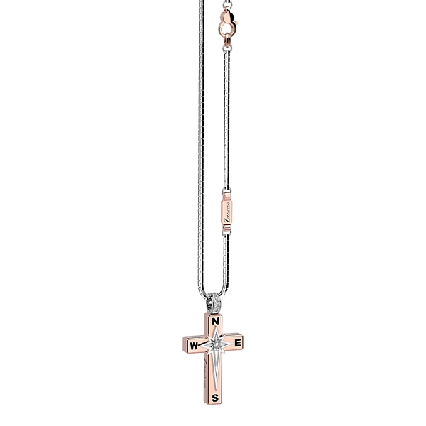 Mặt dây chuyền vàng hình thánh giá Zancan Couture First EC512RB