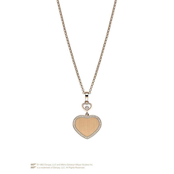 Mặt dây chuyền vàng Chopard Happy Hearts Golden Hearts James Bond 007 79A007-5921