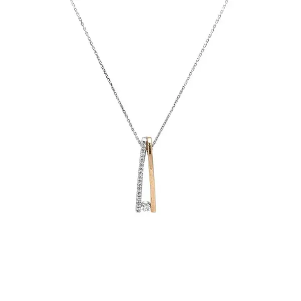 Mặt dây chuyền vàng đính kim cương