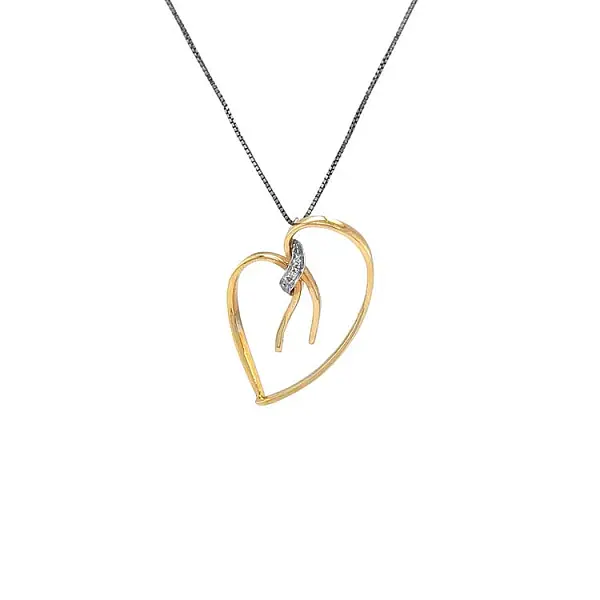 Mặt dây chuyền vàng đính kim cương