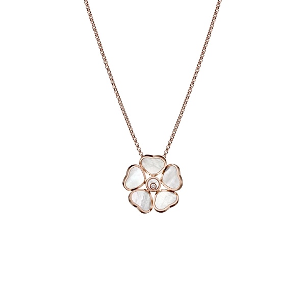 Mặt dây chuyền vàng Chopard Happy Hearts Flowers 79A085-5301