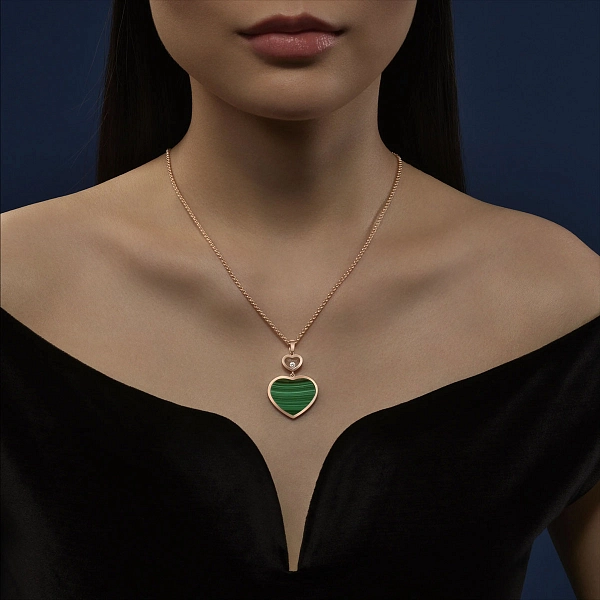 Mặt dây chuyền vàng Chopard Happy Hearts 79A075-5151