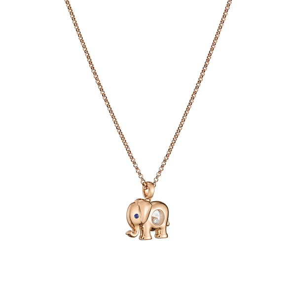 Mặt dây chuyền vàng Chopard Happy Diamonds Hình voi 79A189-5001
