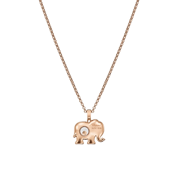Mặt dây chuyền vàng Chopard Happy Diamonds Hình voi 79A189-5001