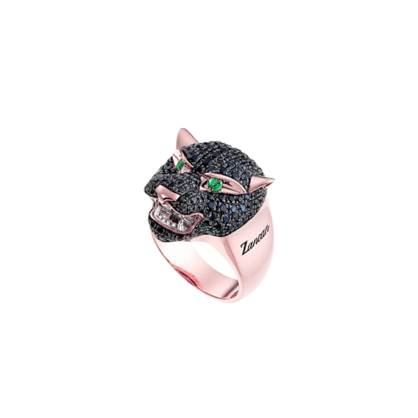 Nhẫn vàng Zancan Black Magic EA149RB