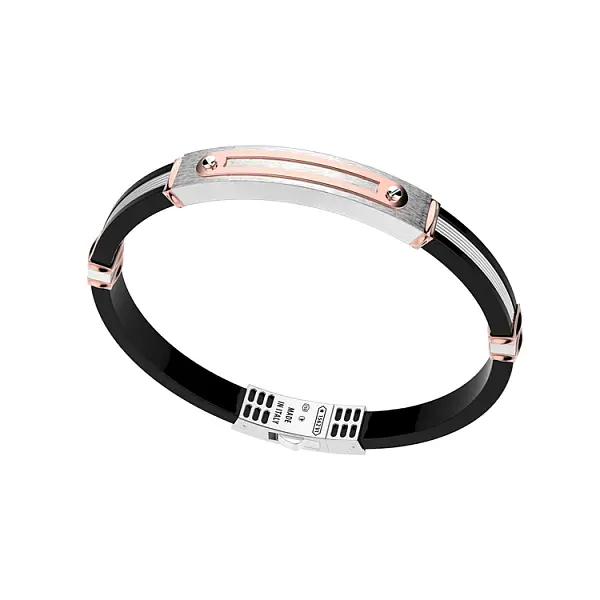 Vòng tay vàng Zancan với dây cao su EB618BR