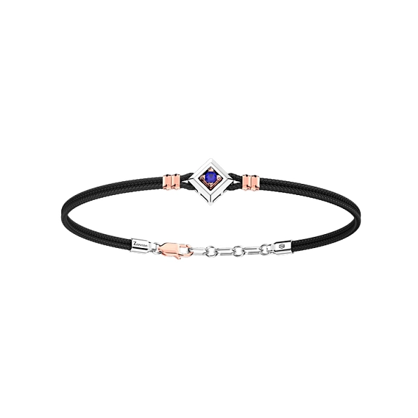 Vòng tay nam bằng vàng Zancan đính đá sapphire