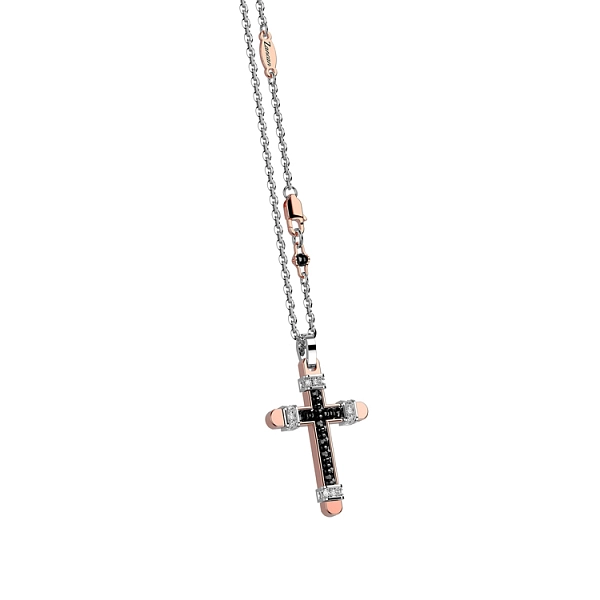 Mặt dây chuyền thánh giá bằng vàng Zancan EC524RB