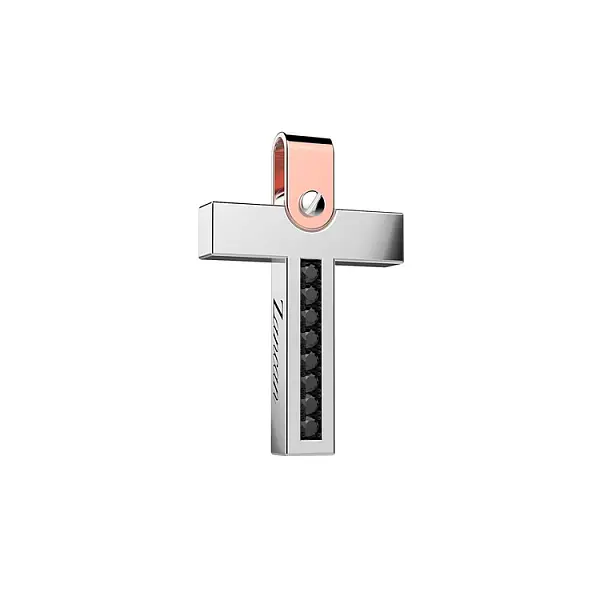 Mặt dây chuyền thánh giá bằng vàng Zancan EPE099BR