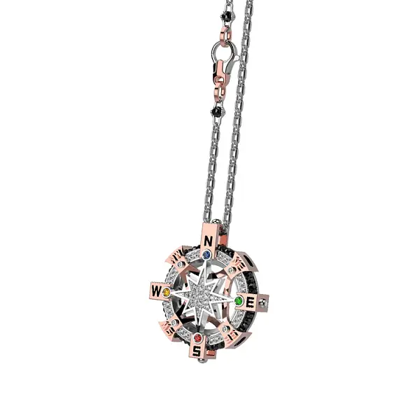 Mặt dây chuyền vàng Zancan EC514BR60