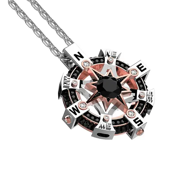 Mặt dây chuyền vàng Zancan EC616BR60