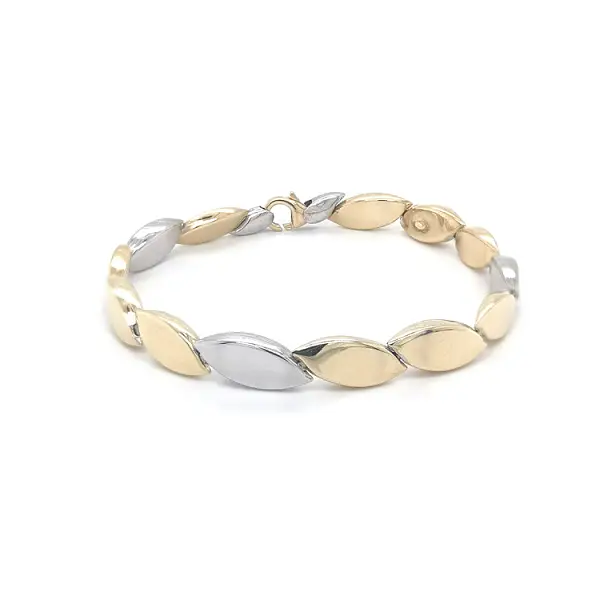 Vòng tay kết hợp vàng