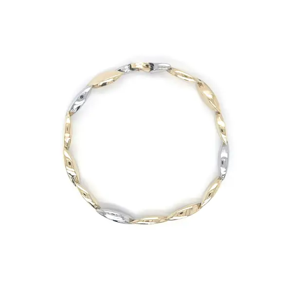 Vòng tay kết hợp vàng