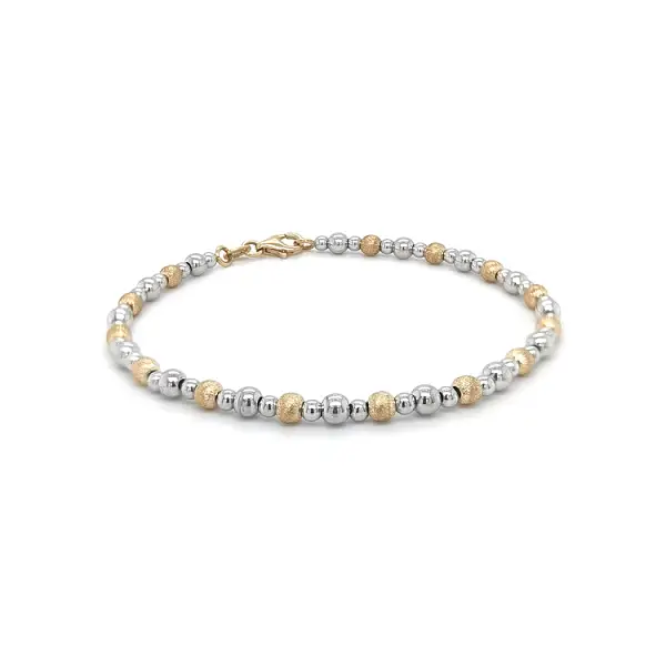 Vòng tay nữ làm từ vàng kết hợp