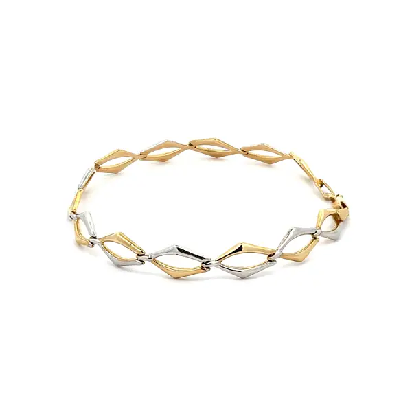 Vòng tay nữ bằng vàng kết hợp