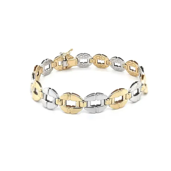 Vòng tay kết hợp vàng