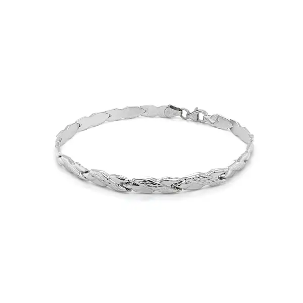 Vòng tay vàng trắng