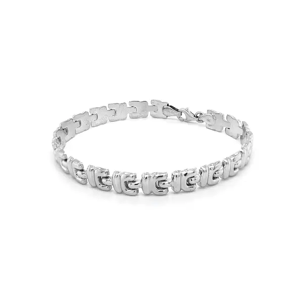 Vòng tay vàng trắng