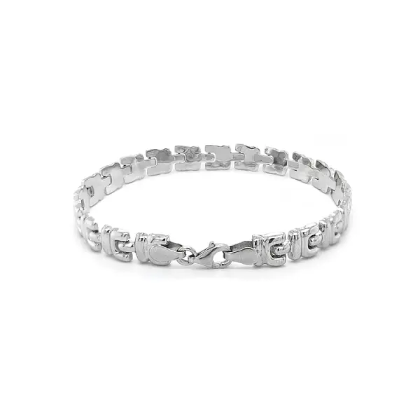 Vòng tay vàng trắng