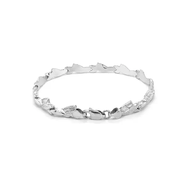 Vòng tay vàng trắng