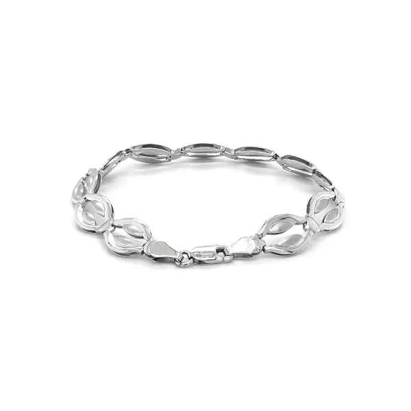 Vòng tay vàng trắng