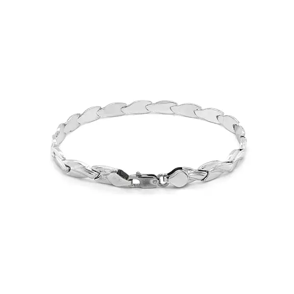 Vòng tay vàng trắng