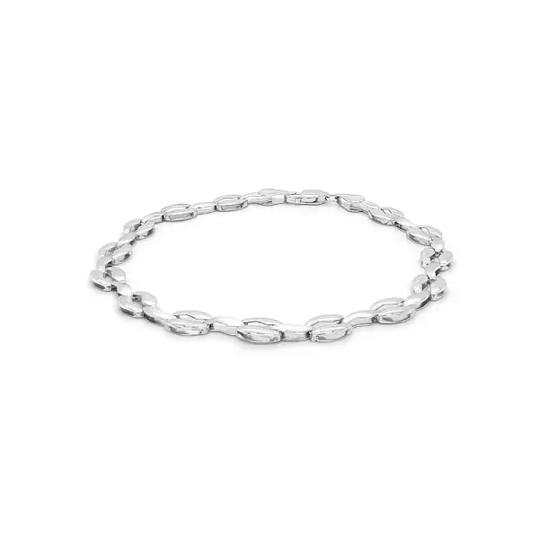 Vòng tay vàng trắng