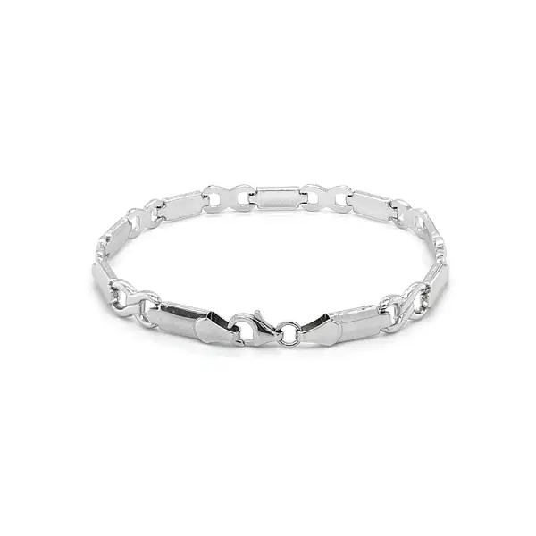 Vòng tay vàng trắng