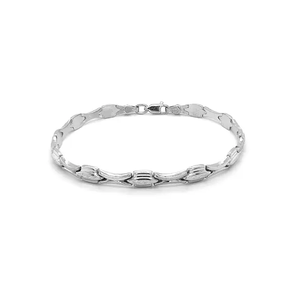 Vòng tay vàng trắng