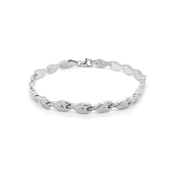 Vòng tay vàng trắng