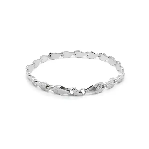 Vòng tay vàng trắng