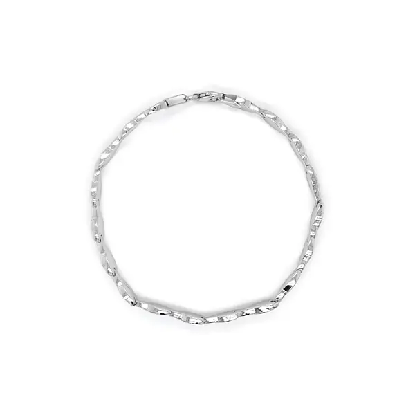 Vòng tay vàng trắng