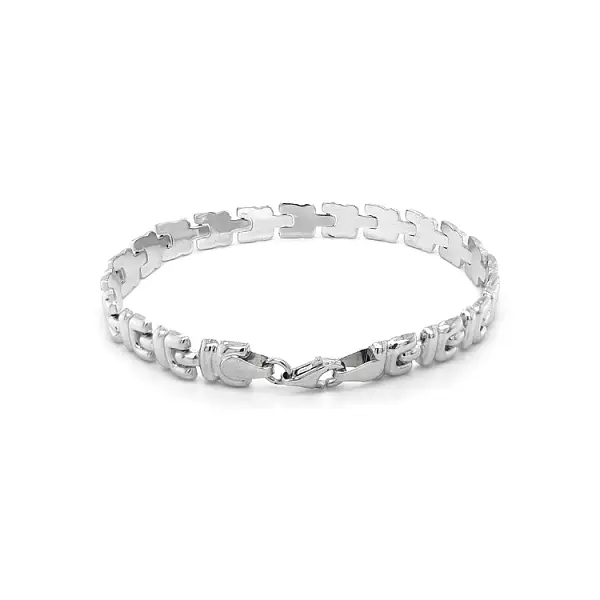 Vòng tay vàng trắng